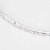 Bracelet jonc en or blanc et diamants poires