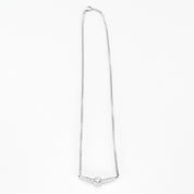 Collier Ailes grand model en or blanc et diamants