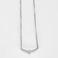 Collier Ailes grand model en or blanc et diamants