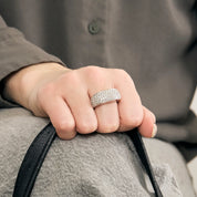 Bague "Mauboussin" Sophia en or blanc et diamants