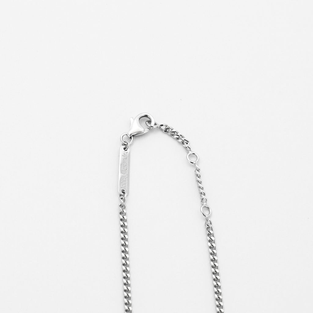 Collier Ailes grand model en or blanc et diamants