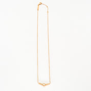 Collier Ailes petit model en or rose et diamants