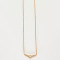 Collier Ailes petit model en or rose et diamants
