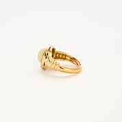 Bague Opale or jaune et calibrés Rubis