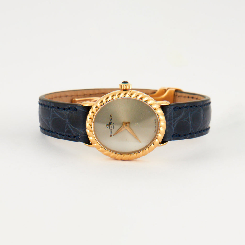 Montre vintage Baume & Mercier, or jaune