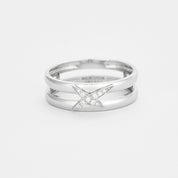 Bague Mauboussin "Etoilement Divine" en or blanc 18K et diamants