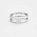 Bague Mauboussin "Etoilement Divine" en or blanc 18K et diamants