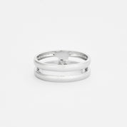 Bague Mauboussin "Etoilement Divine" en or blanc 18K et diamants