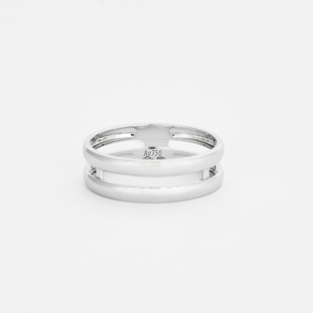 Bague Mauboussin "Etoilement Divine" en or blanc 18K et diamants