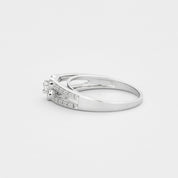 Solitaire Mauboussin "Chance of love No1" en or blanc et diamants