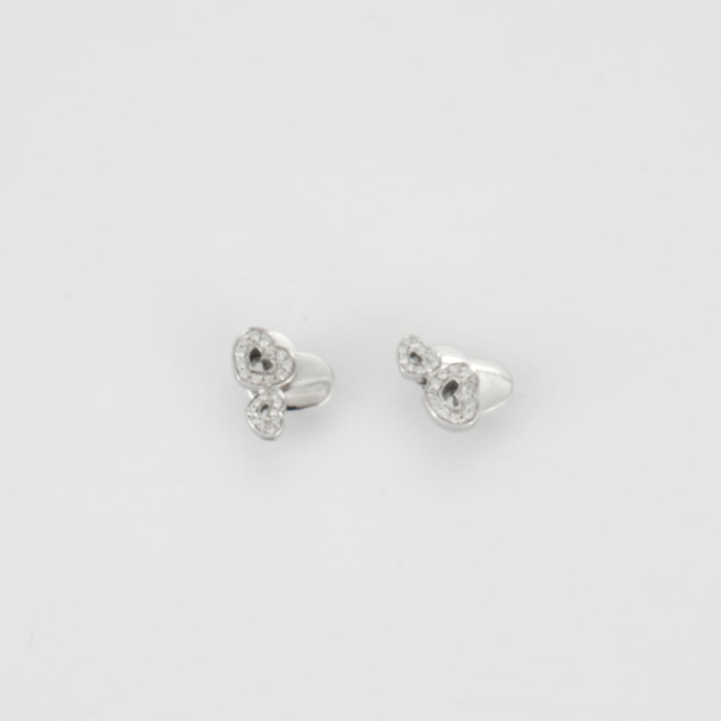 Boucles d'oreilles Pasquale Bruni or blanc et diamants