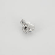 Boucles d'oreilles Pasquale Bruni or blanc et diamants