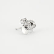 Boucles d'oreilles Pasquale Bruni or blanc et diamants