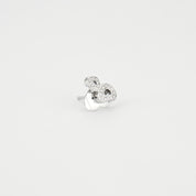 Boucles d'oreilles Pasquale Bruni or blanc et diamants