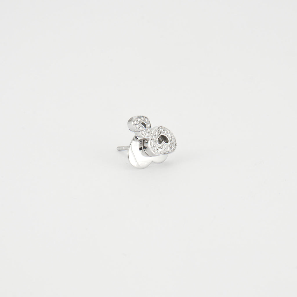 Boucles d'oreilles Pasquale Bruni or blanc et diamants