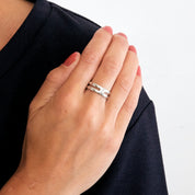 Bague Mauboussin "Etoilement Divine" en or blanc 18K et diamants