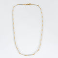 Chaine bicolore or jaune et or blanc