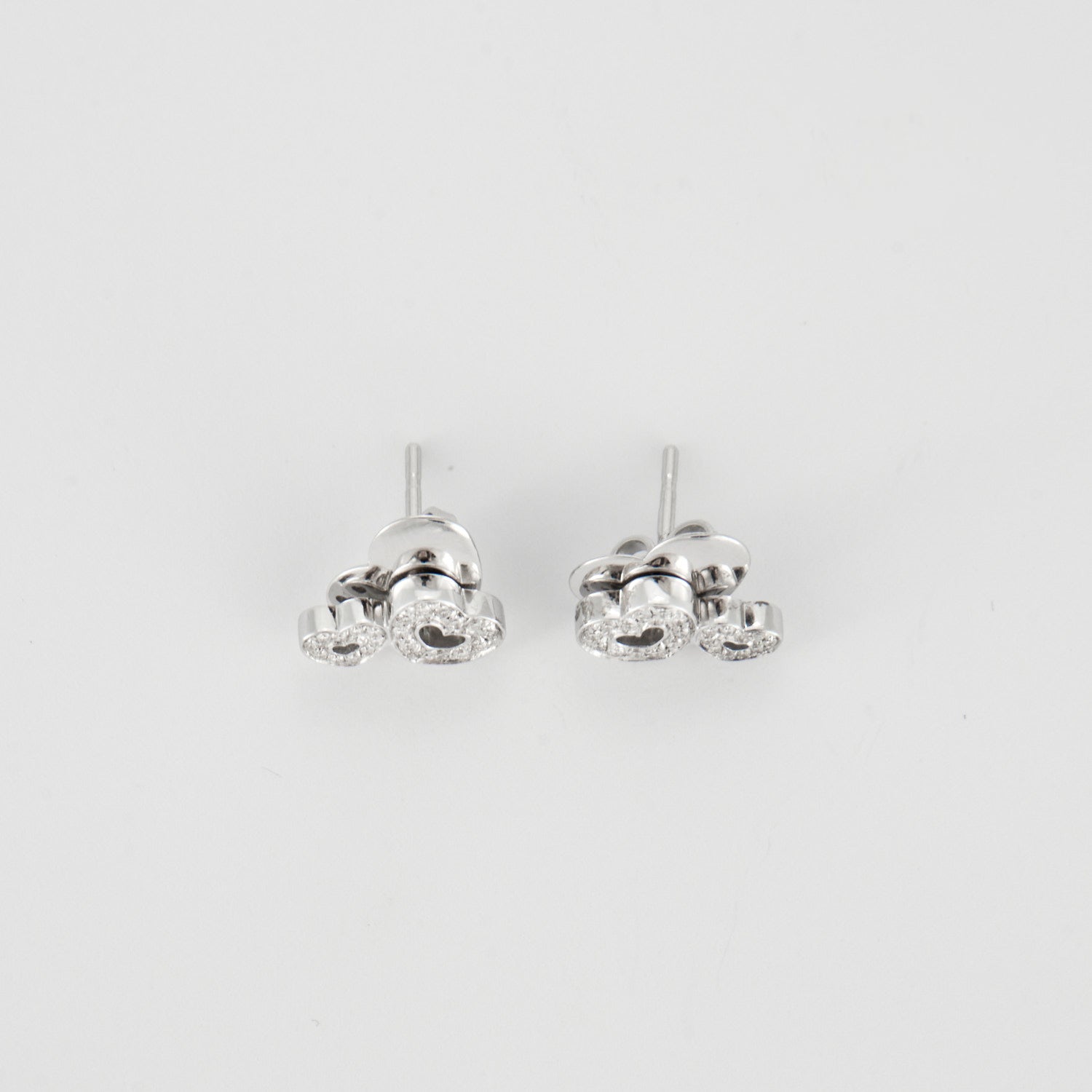 Boucles d'oreilles Pasquale Bruni or blanc et diamants