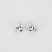 Boucles d'oreilles Pasquale Bruni or blanc et diamants