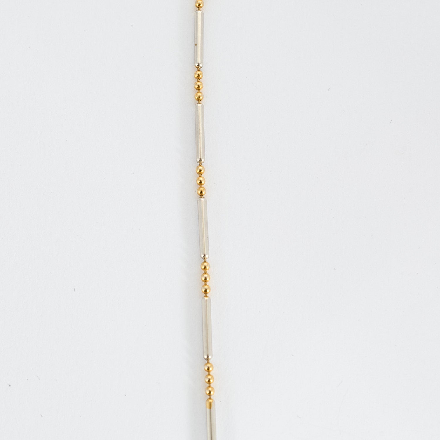 Chaine bicolore or jaune et or blanc