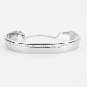 Bracelet Messika Kate Bangle en or blanc et diamants