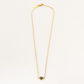 Collier Morganne Bello or jaune et améthystes.