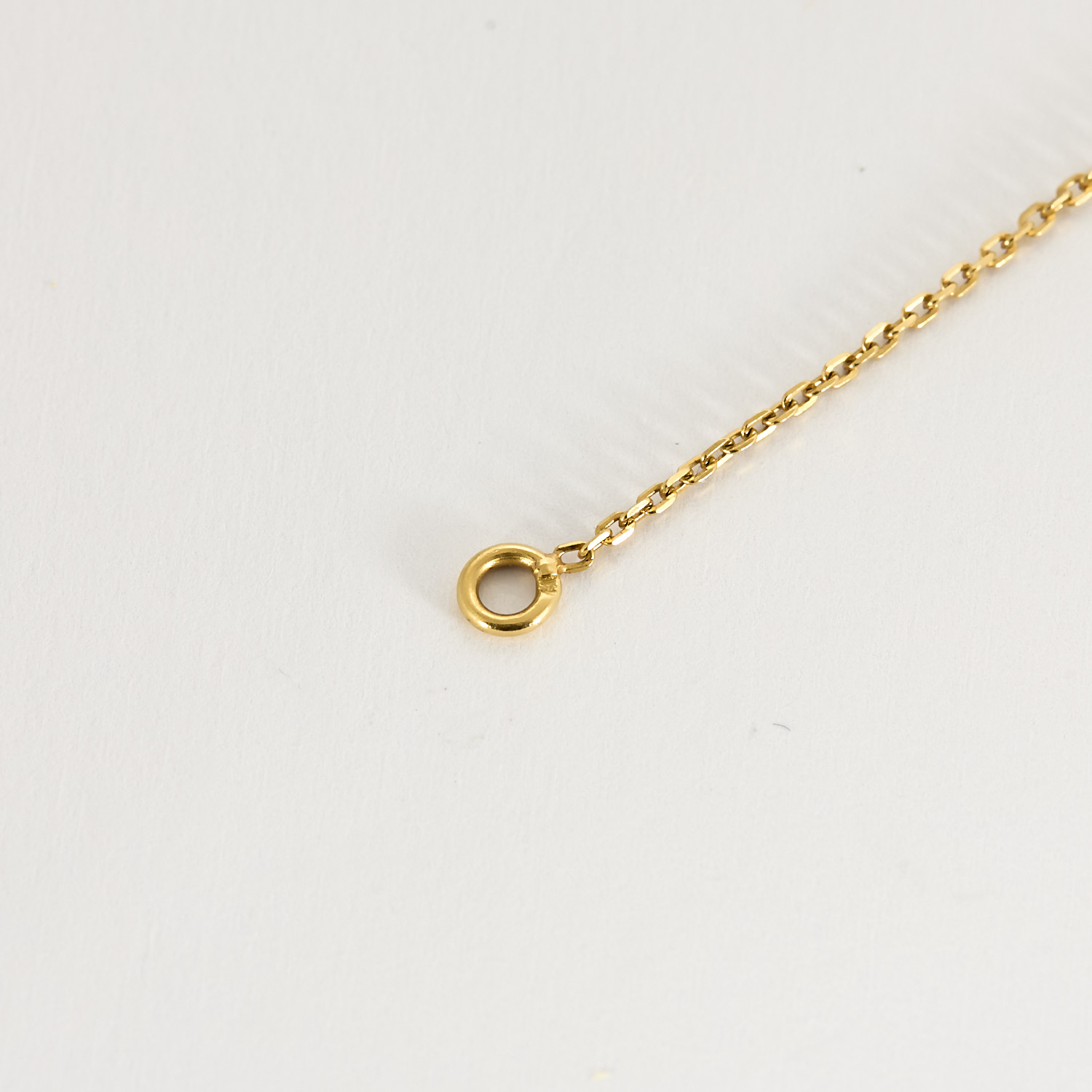 Bracelet vintage or jaune et onyx