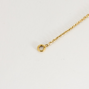 Bracelet vintage or jaune et onyx