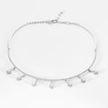 Collier MESSIKA model "Sofia" en or blanc et diamants.