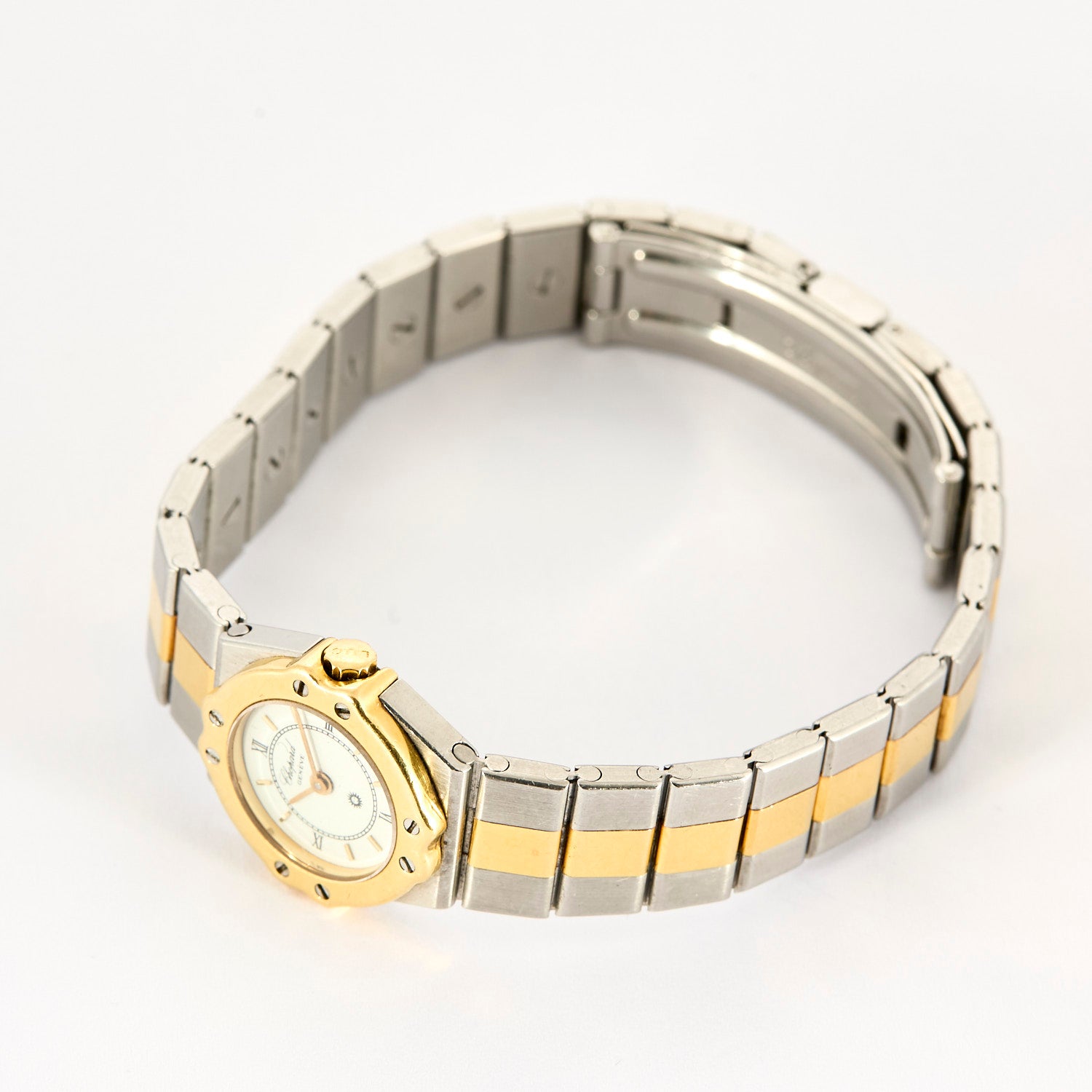 Montre Vintage CHOPARD "St Moritz" Or et Acier.