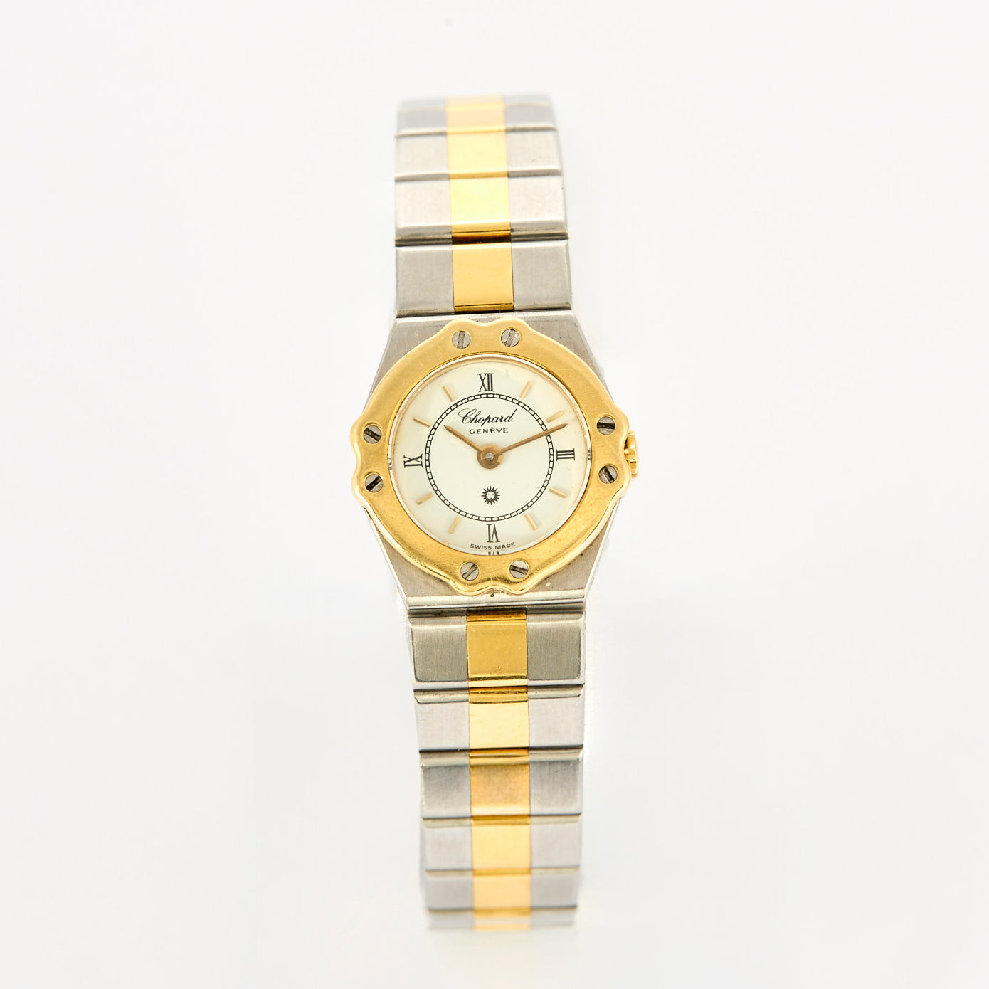 Montre Vintage CHOPARD "St Moritz" Or et Acier.