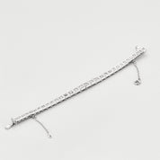 Bracelet ligne Art Déco en platine et diamants