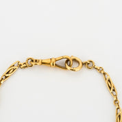Collier filigrane collerette en or et rubis