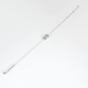 Bracelet infini en or blanc et diamants