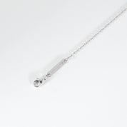 Bracelet infini en or blanc et diamants