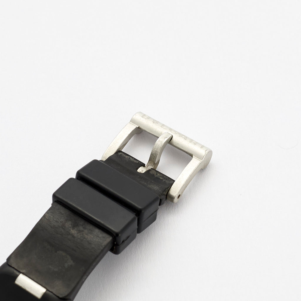 Montre Bvlgari Diagono en aluminium et caoutchouc.