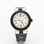 Montre Bvlgari Diagono en aluminium et caoutchouc.