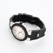 Montre Bvlgari Diagono en aluminium et caoutchouc.
