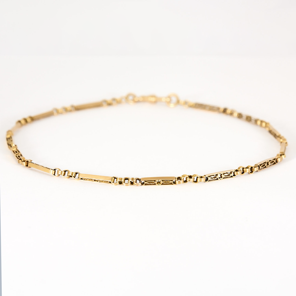 Chaine de montre gousset en or 18k