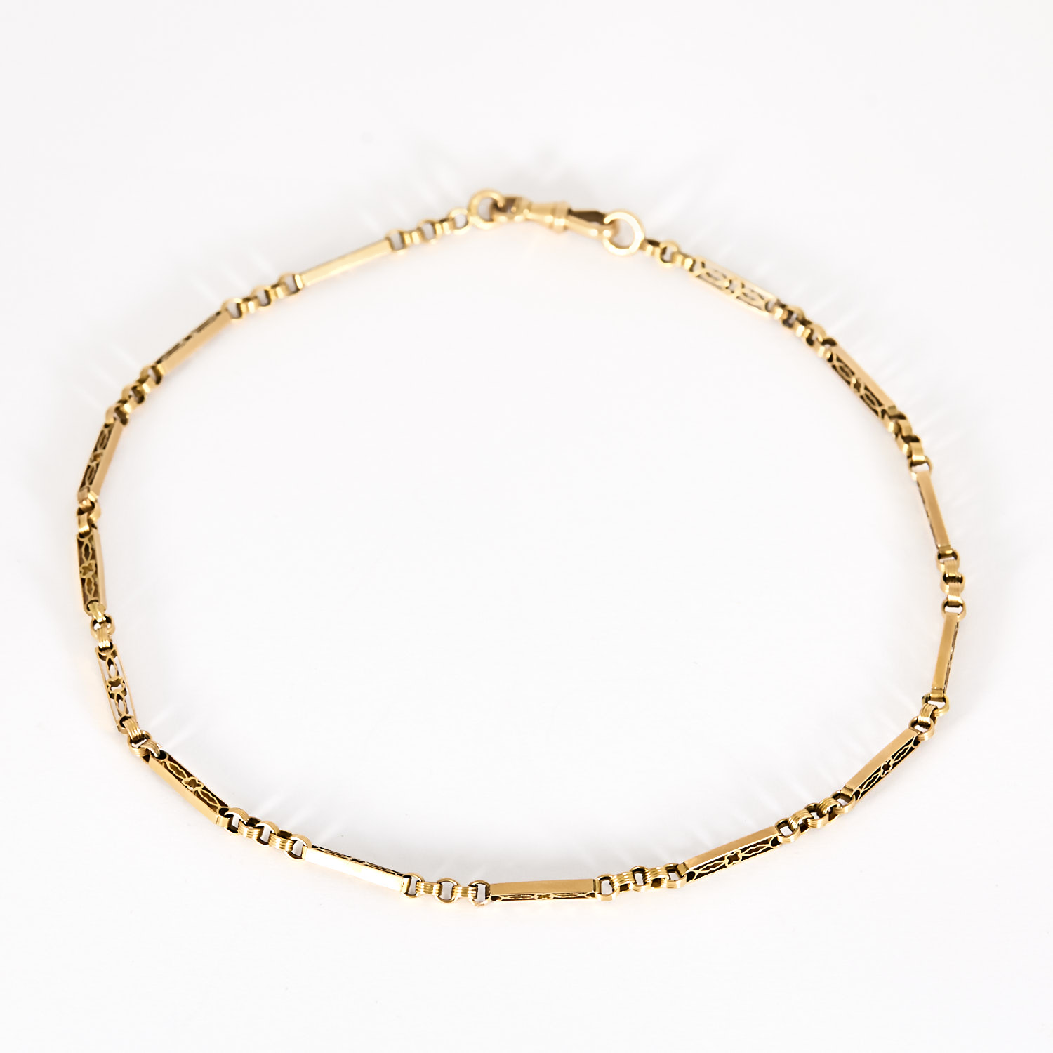 Chaine de montre gousset en or 18k