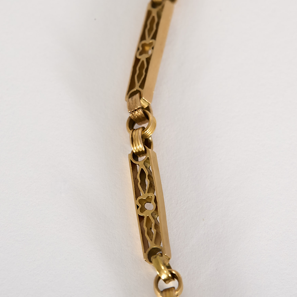 Chaine de montre gousset en or 18k