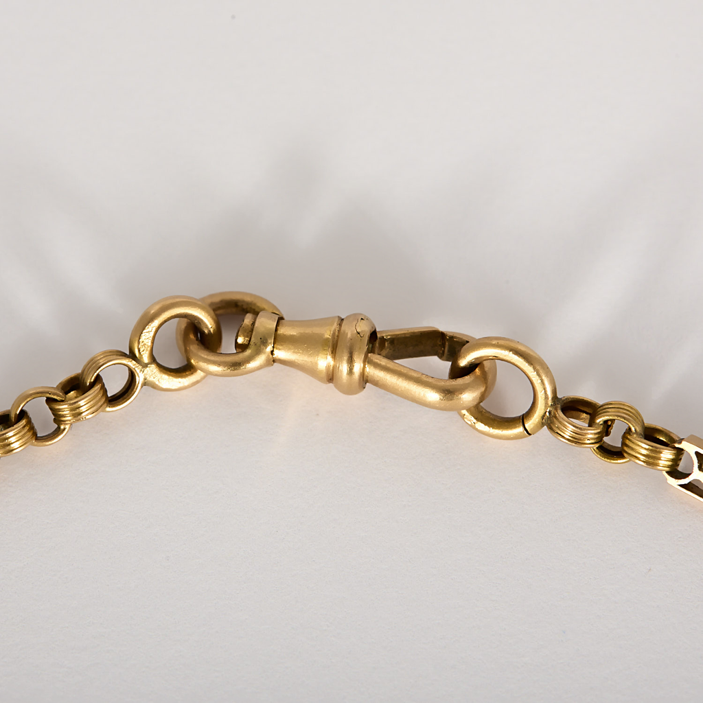 Chaine de montre gousset en or 18k