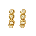 Boucles d'oreille "TABBAH" en or et 2 carats de diamants