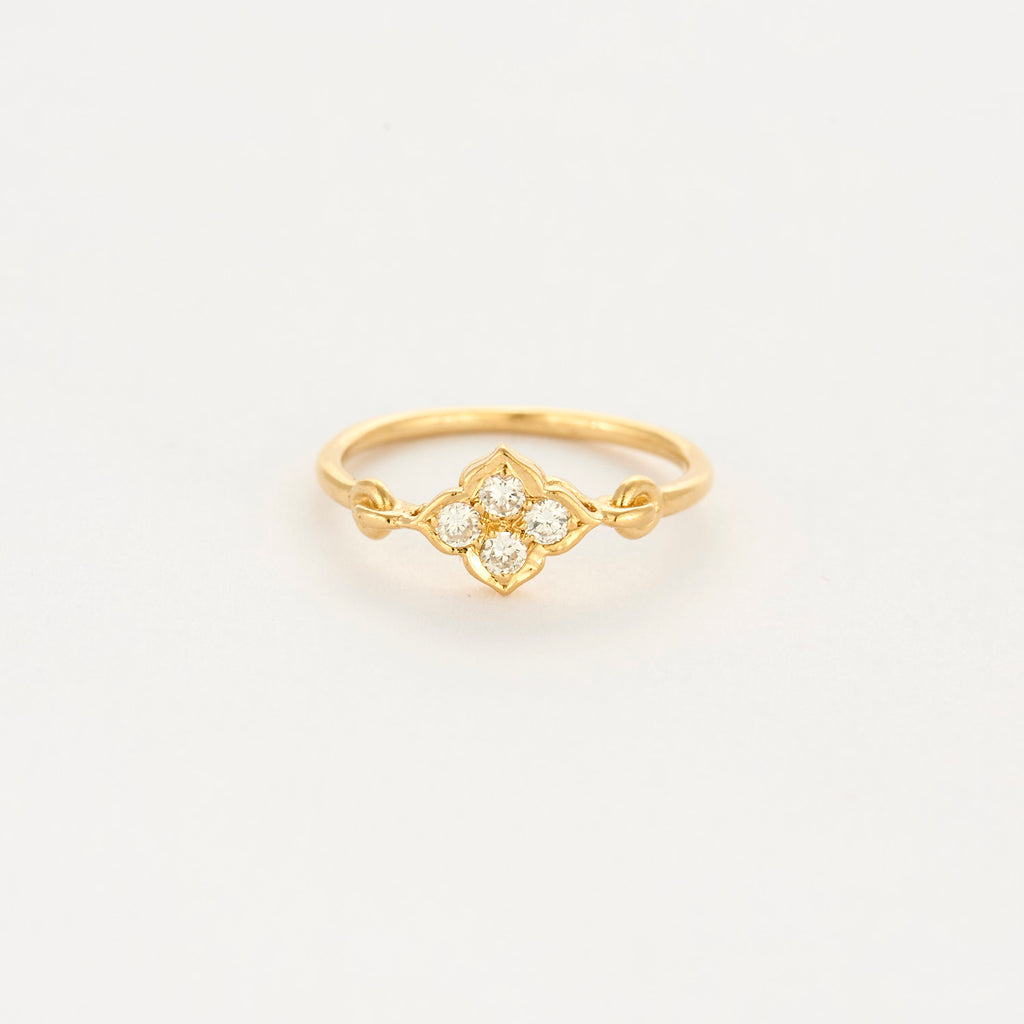 Bague Cartier "Inde Mystérieuse" en or jaune et diamants