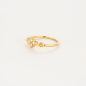 Bague Cartier "Inde Mystérieuse" en or jaune et diamants