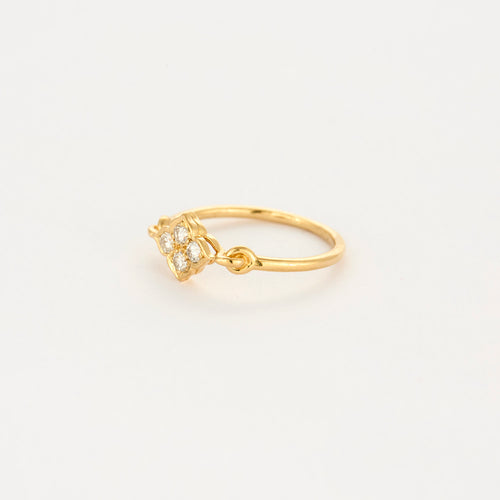 Bague Cartier "Inde Mystérieuse" en or jaune et diamants