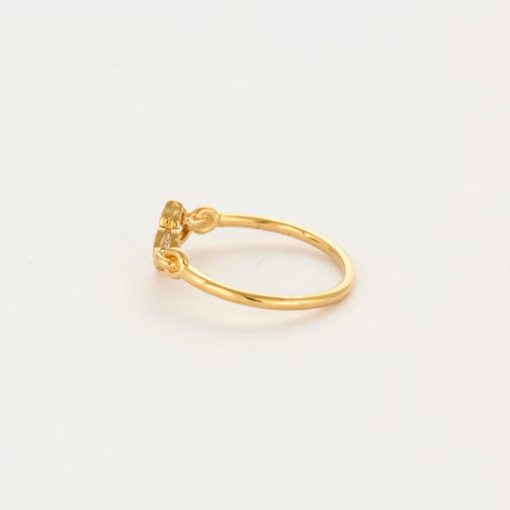 Bague Cartier "Inde Mystérieuse" en or jaune et diamants