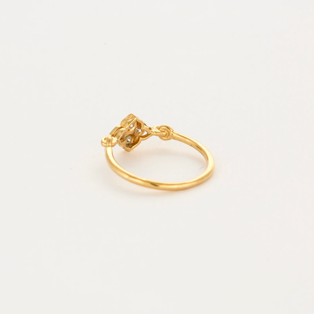 Bague Cartier "Inde Mystérieuse" en or jaune et diamants