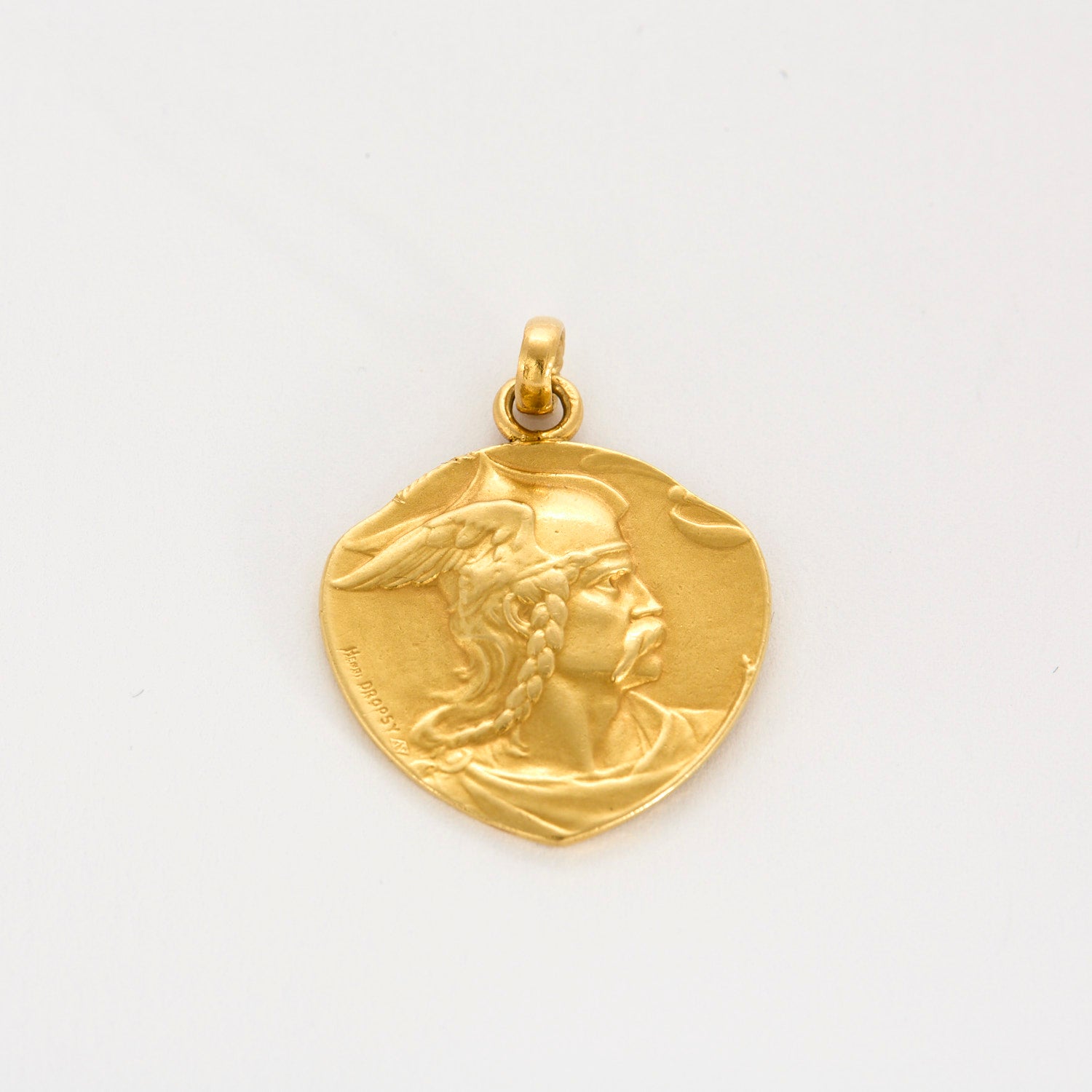 Médaille Vercingétorix & Coq en or jaune