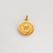 Médaille Vierge & Jésus en or jaune